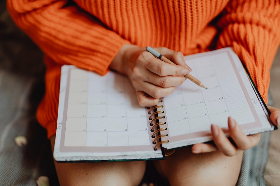 határidőnapló bullet journal