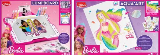 Lumi Board Barbie és Aqua Art - Barbie
