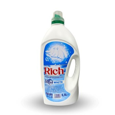 Mosógél, 5,5 l, "Rich White"