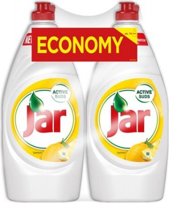 Mosogatószer, duopack, 2x900 ml, JAR, citrom
