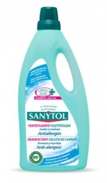 Felület tisztító-és fertőtlenítőszer, 1 l, SANYTOL, antiallergén