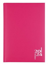Naptár, tervező, A5, napi, VICTORIA OFFICE "Next", pink (2024 évi)